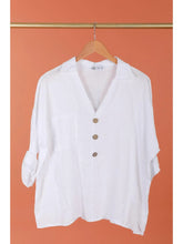 Load image into Gallery viewer, Cinzia Linen Tunic Top
