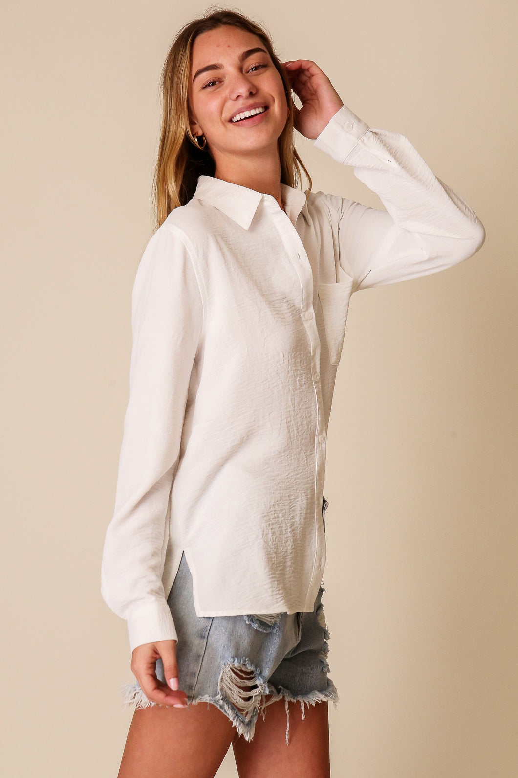 Vedette Button Down Blouse