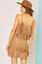 Load image into Gallery viewer, Studded Fringe Mini Dress
