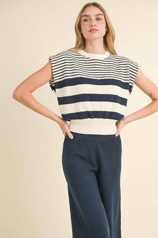 Aviva Stripe Knit Top