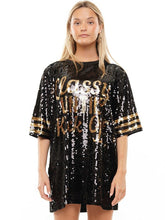 Load image into Gallery viewer, Classy Until Kick Off Sequin Dress
