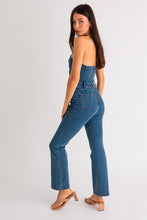 Load image into Gallery viewer, Denim Strapless One-piece
