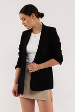 Load image into Gallery viewer, Kia Ruched Sleeve Blazer
