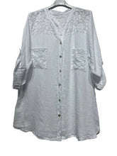 Load image into Gallery viewer, Contessa Lace Button up
