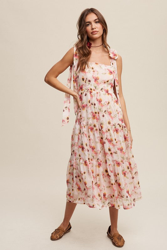 Vita Floral Midi Dress