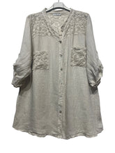 Load image into Gallery viewer, Contessa Lace Button up
