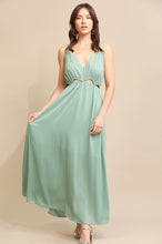 Load image into Gallery viewer, Aurelie Peek Maxi Dress
