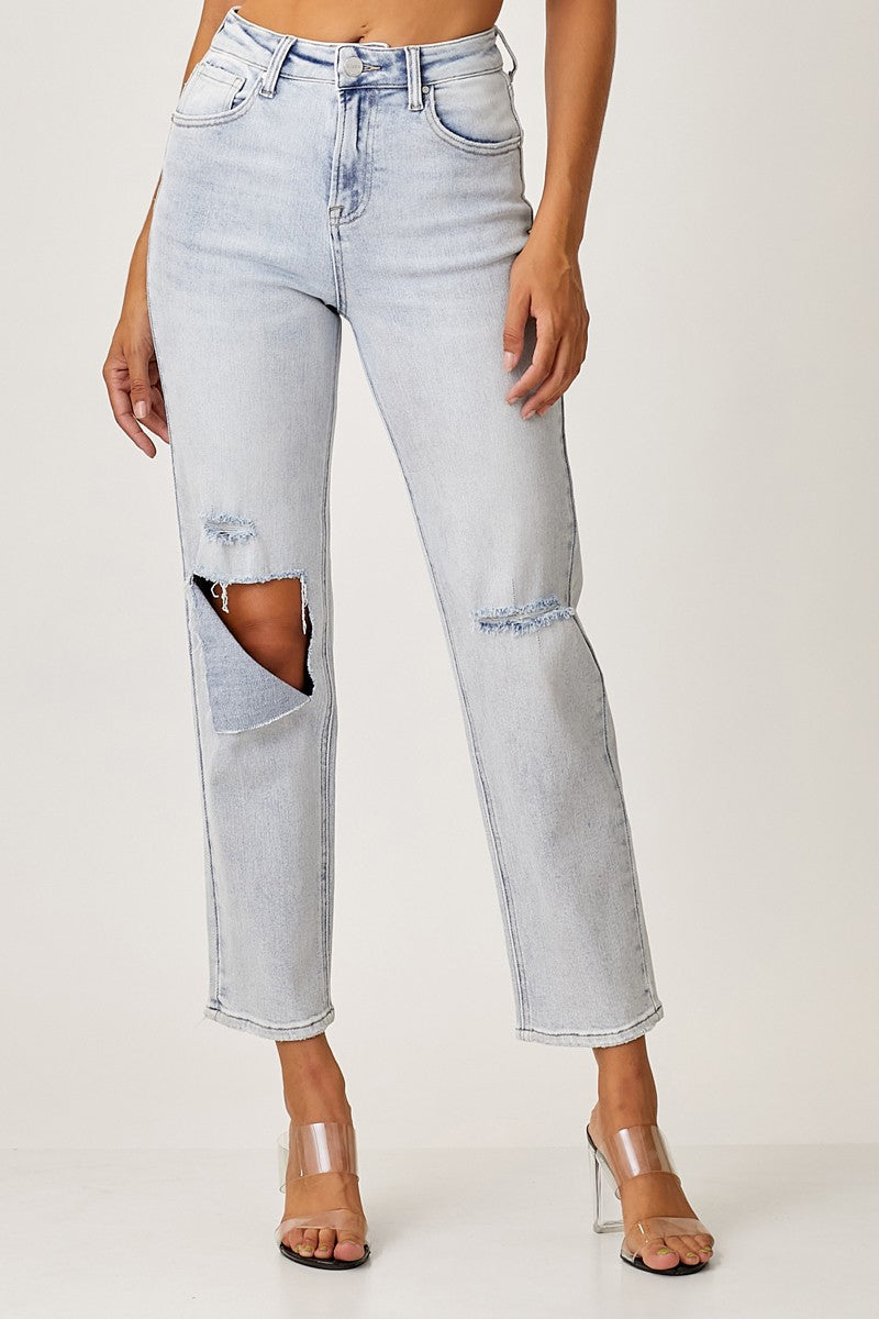 High Rise Crop Jeans