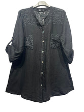 Load image into Gallery viewer, Contessa Lace Button up
