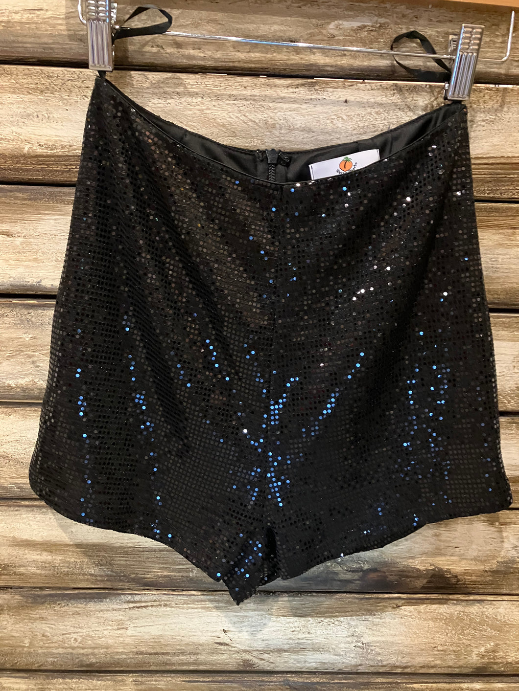 Sequin embellished short