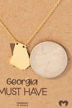 Load image into Gallery viewer, Gold Brushed GA Necklace
