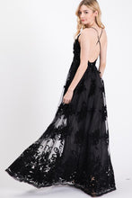 Load image into Gallery viewer, Floral Mesh Maxi Gown
