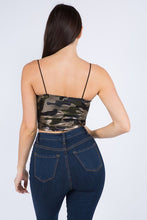 Load image into Gallery viewer, Metallic Camo Crop
