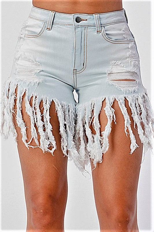 Retro Fringe Shorts