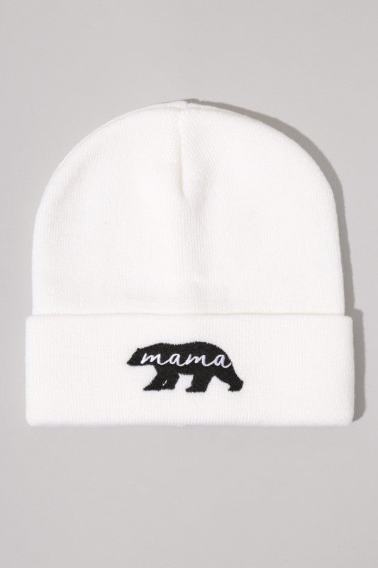 Mama Bear Cuffed Beanie