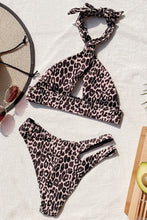 Load image into Gallery viewer, Cheetah Cut Out Bikini
