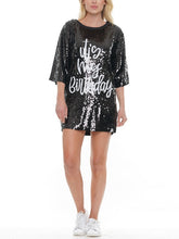 Load image into Gallery viewer, It&#39;s My Birthday Sequin Dress
