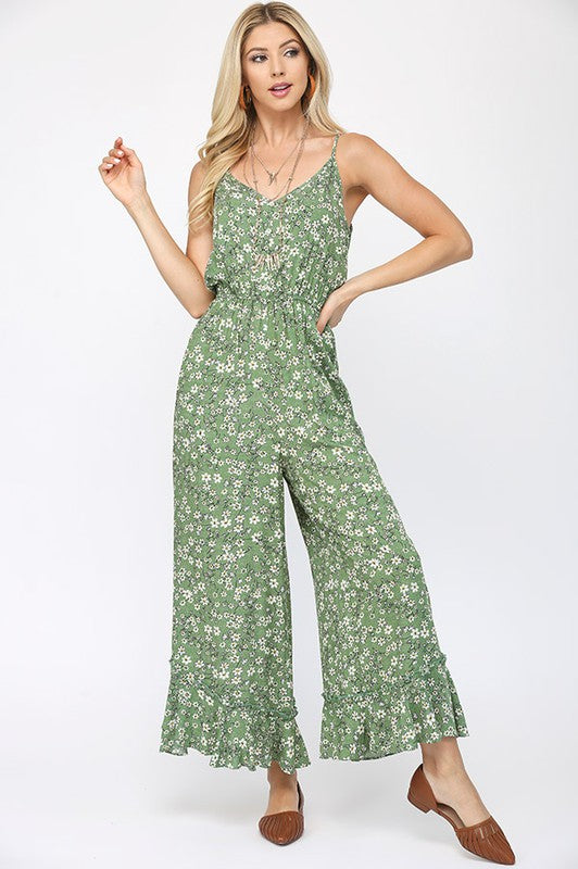 Ditsy Floral Jumpsuit