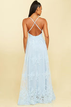 Load image into Gallery viewer, Floral Mesh Maxi Gown
