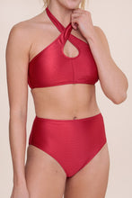 Load image into Gallery viewer, Shine Cross Halter Bikini
