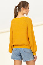 Load image into Gallery viewer, Hot Mustard Sweater
