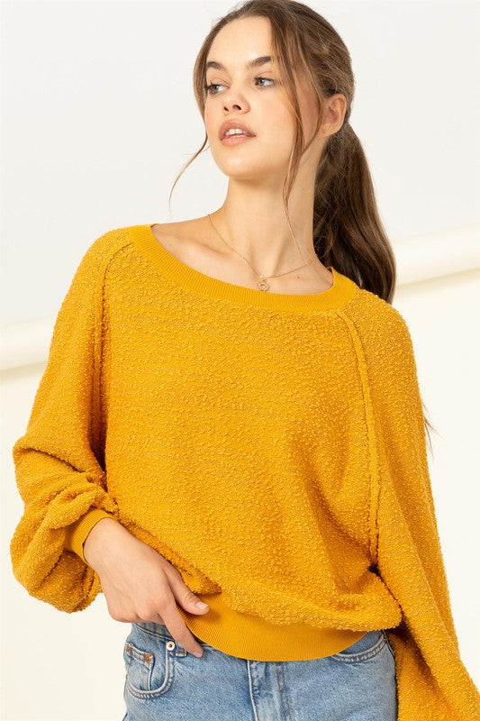 Hot Mustard Sweater