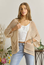 Load image into Gallery viewer, Fishnet Short Sleeve Cardigan
