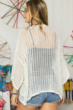 Load image into Gallery viewer, Fishnet Short Sleeve Cardigan
