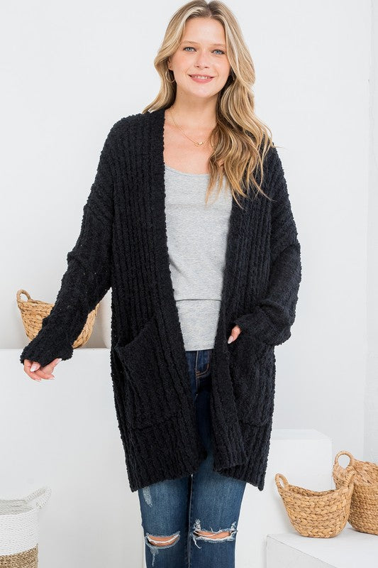 Luxe Popcorn Cardi